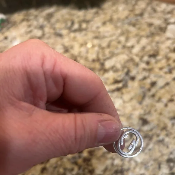 GUCCI Interlocking Necklace Ag925 Silver Auth with box and dust bag - Picture 4 of 6